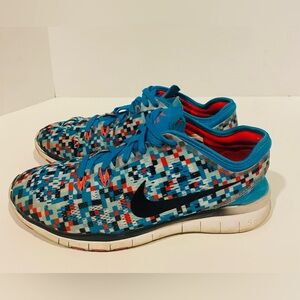 Womens Nike Free 5.0 Tr Fit Training Shoes 704695-404 SZ 7.5 Yoga Flywire Flex